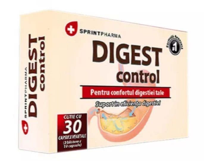 Digest Control – Natural Digestive Enzyme Complex (30 Capsules)