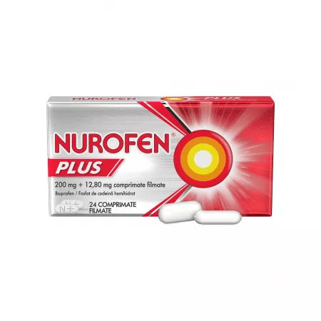 Nurofen Plus 200mg/12.8mg – 24 Tablets | Ibuprofen + Code...ine Pain Relief