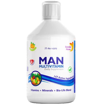 Multivitamins for men with 147 ingredients, 500ml, Swedish Nutra