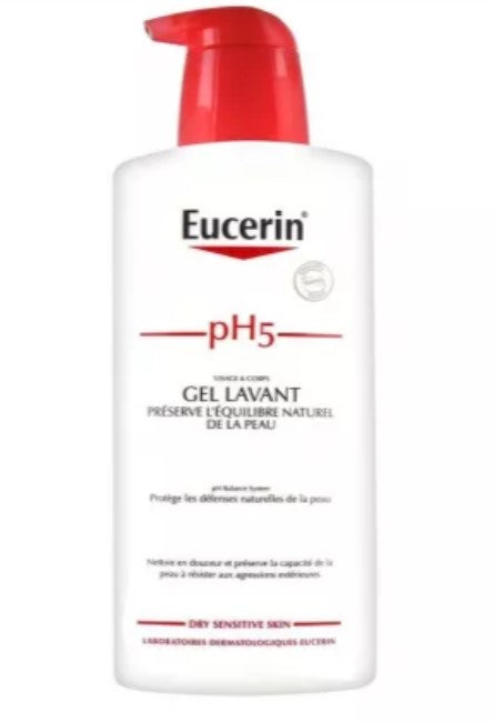 Eucerin pH5 Body Cleansing Gel 400ml – Gentle Cleanser for Sensitive Skin