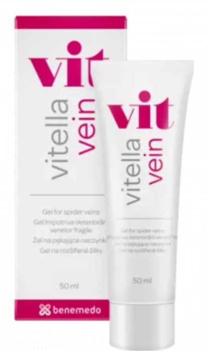 Vitella Vein Vit Gel 50ml – Dermatological Care for Fragile Veins and Spider Veins