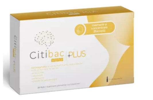 Citibac Alpha Plus 20 Ampoules – Enhances Memory, Focus, and Cognitive Performance