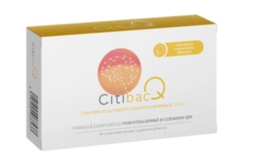 Citibac Q 30 Tablets – Advanced Cognitive Support with Citicoline, Bacopa, and CoQ10
