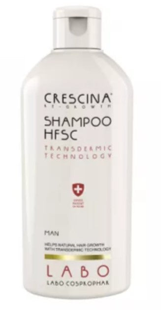 Crescina HFSC Transdermic Shampoo for Men – Advanced Hair Regrowth Support & Scalp Cleanser