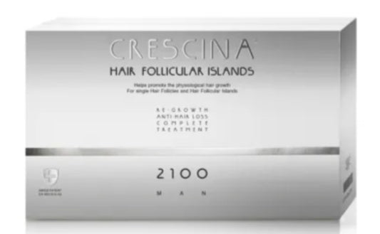 Crescina Follicular Islands 2100 for Men – Intensive Hair Regrowth Treatment for Advanced Thinning