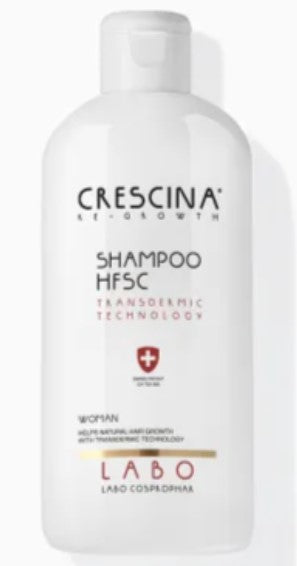Crescina Re-Growth HFSC Transdermic Shampoo for Women 500ml – Advanced Hair Thinning Treatment with Stem-Engine Technology