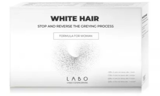 Crescina White Hair Treatment for Women – 40 Ampoules – Reverses Graying & Restores Natural Hair Pigmentation