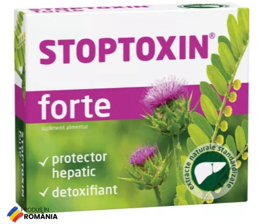 Stoptoxin Forte – 30 Capsules – Comprehensive Liver Detox with Phyllanthus Niruri, Milk Thistle & Choline
