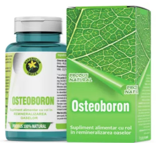 Osteoboron 60 capsule – Supliment pentru Sănătatea Oaselor și Articulațiilor