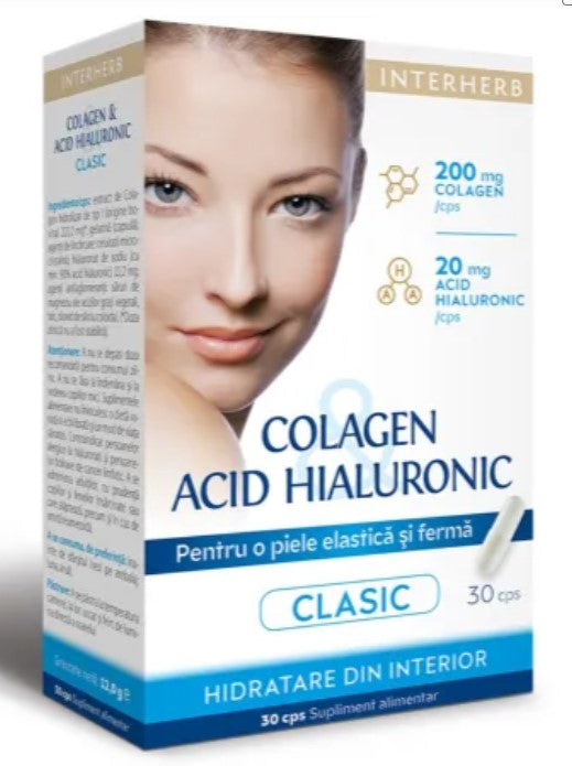 Collagen with Hyaluronic Acid 30 Capsules – Skin & Joint Support