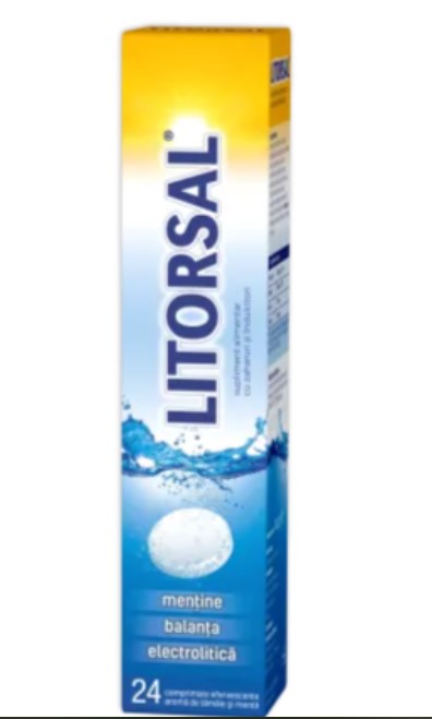 Litorsal Electrolytes with Lemon & Mint Flavor – 24 Effervescent Tablets