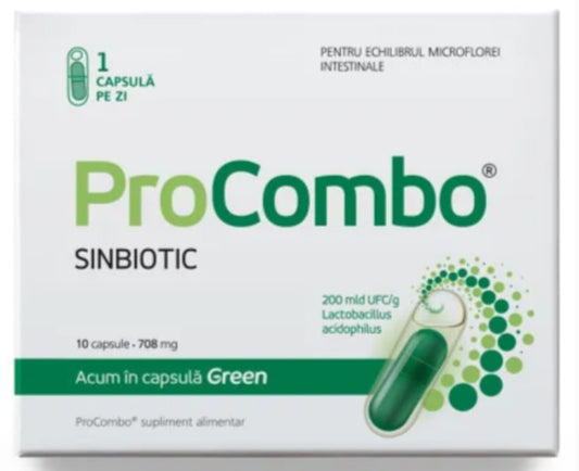 ProCombo 10 Capsules – Advanced Synbiotic for Digestive Health & Microbiome Balance