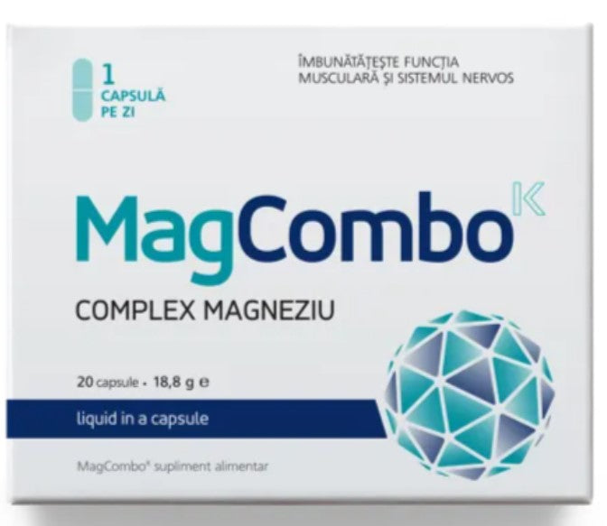 MagCombo Magnesium Complex 940 mg – Vitaslim (20 Capsules)