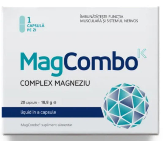 MagCombo Magnesium Complex 940 mg – Vitaslim (20 Capsules)