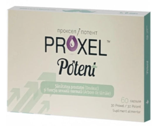 Proxel Potent 60 Capsules – Dual-Action Prostate & Male Vitality Support