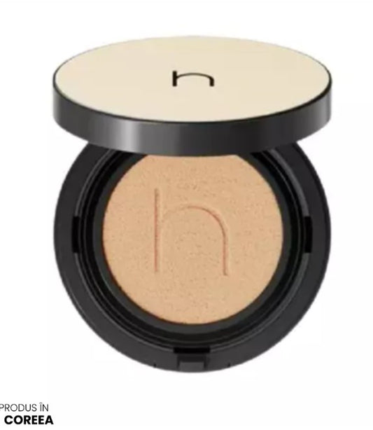 Hamel Vegan Aqua Glow Zero Fit Cushion SPF50+ PA++++ – Nuanța 03 Beige (12g)