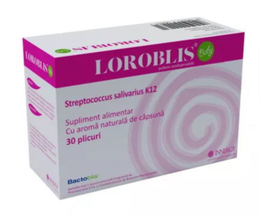 Loroblis Baby Oral Probiotic with BLIS K12 & Vitamin D3 – 30 Sachets