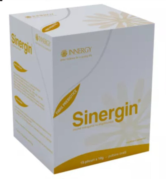 Sinergin – Prebiotic Fiber Supplement with Inulin & Oligofructose for Gut Health – 15 Sachets
