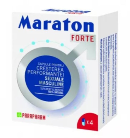 Maraton Forte – Natural Male Performance Enhancer with Herbal Extracts (4 Capsules)