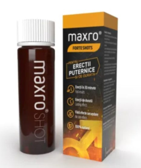 Maxro Forte Shots – Natural Male Performance Enhancer (5 x 10ml)