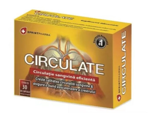 Circulate – Natural Circulation & Cognitive Support Supplement (30 Capsules)