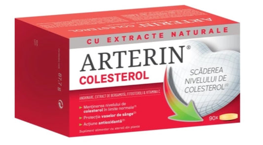 Arterin Cholesterol – 90 Tablets Natural Supplement for Cholesterol Support