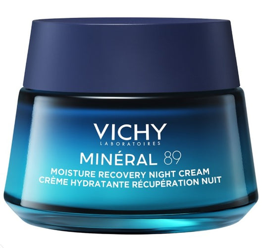 Vichy Mineral 89 Night Cream with Melatonin – Repair & Hydrate, 50 ml