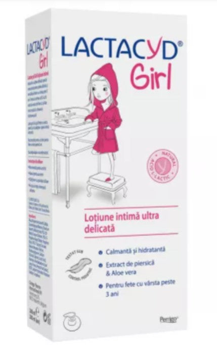 Lactacyd Ultra Delicate Intimate Lotion for Girls 3+ Years – 200 ml