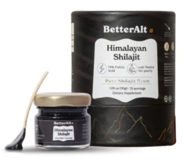 Shilajit Himalayan Better Alt 30 g – Pure Resin with 75% Fulvic Acid for Energy, Vitality & Cognitive Support