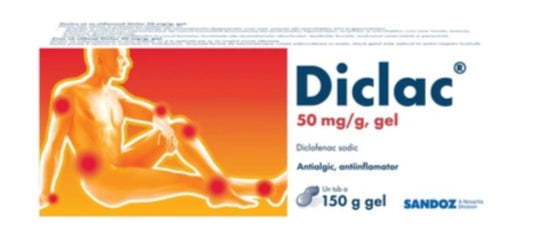 Diclac Gel 5% (150 g) – Fast‑Acting Diclofenac Sodium Topical Gel for Joint & Muscle Pain Relief