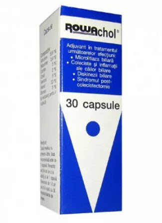 Rowachol 30 Capsules – Bile Flow & Liver Support