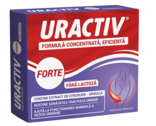 Uractiv Forte Lactose-Free – Urinary Tract Support, 20 Capsules