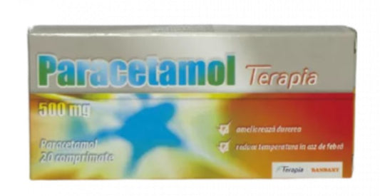 Paracetamol 500 mg – Pain & Fever Relief, 20 Tablets