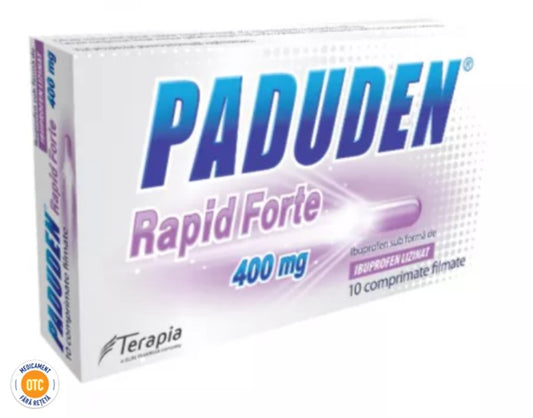 Paduden Rapid Forte 400 mg – Fast Pain & Fever Relief, 10 Tablets