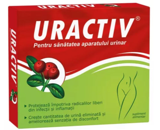 Uractiv – Urinary Tract Health & Protection, 21 Capsules