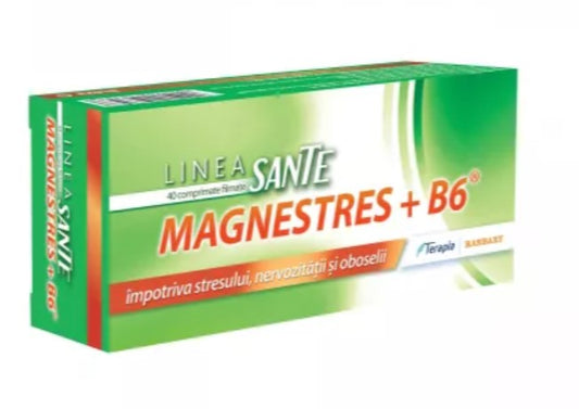 Magnestress B6 – Stress Relief & Nervous System Support, 40 Tablets