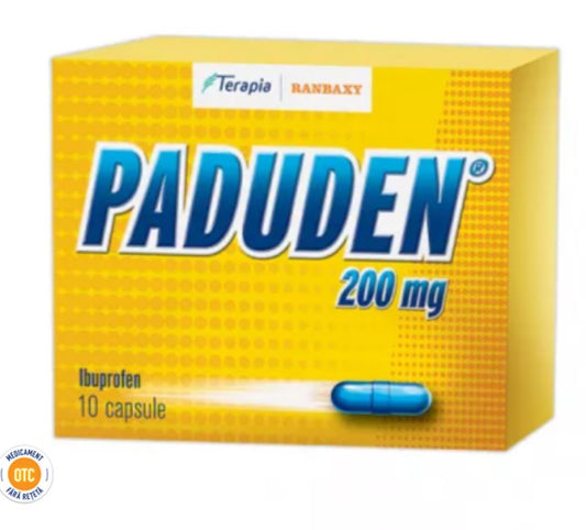 Paduden 200 mg – Pain & Fever Relief Softgels, 10 Capsules