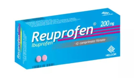 Reuprofen 200 mg – Pain & Fever Relief, 10 Tablets