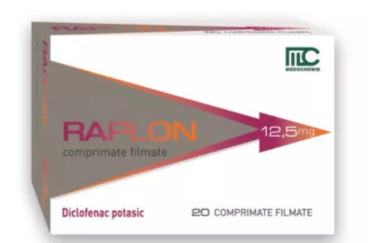 Raplon 12.5 mg – Muscle Relaxant & Pain Relief, 20 Tablets