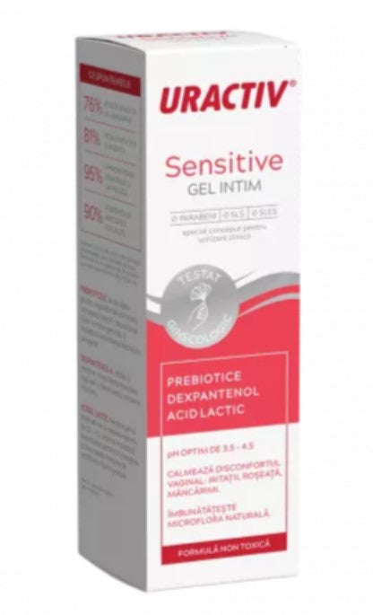 Uractiv Sensitive Intimate Gel – Gentle Daily Hygiene, 200 ml