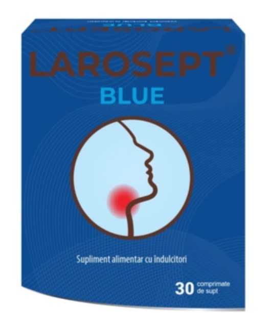 Larosept Blue – Sore Throat & Immune Support Lozenges, 30 Tablets