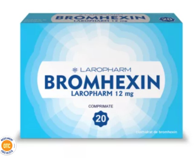 Bromhexin 12 mg – Mucus Clearance & Cough Relief, 20 Tablets