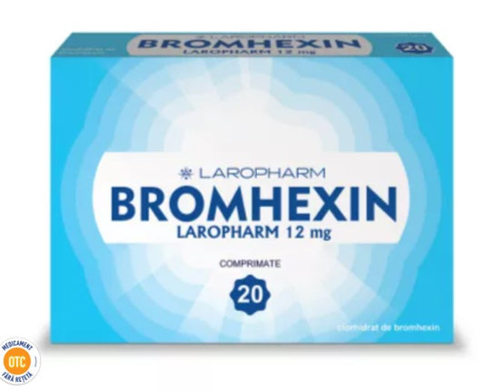Bromhexin 12 mg – Mucus Clearance & Cough Relief, 20 Tablets