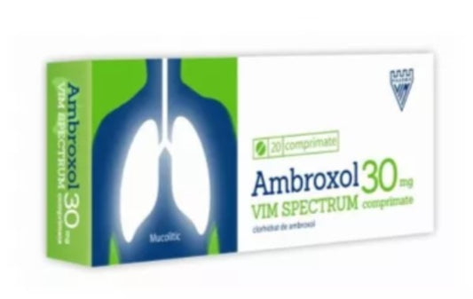Ambroxol 30 mg – Expectorant & Cough Relief, 20 Tablets