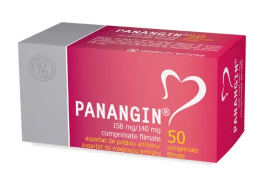 Panangin 158 mg/140 mg – Heart Health with Magnesium & Potassium, 50 Tablets