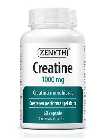 High-Potency ZENYTH 1000 mg Creatine Capsules – 60 Caps
