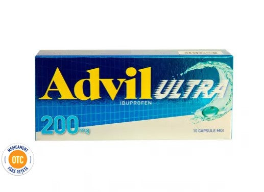 Advil Ultra 200 mg – 10 Rapid-Release Ibuprofen Softgels