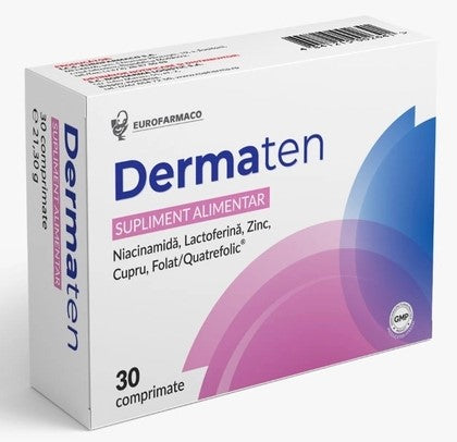 Dermaten by Eurofarmaco – 30 Tablets for Acne & Skin Health