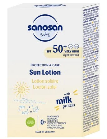 Lotion for children with SPF50+sun protection, 100 ml, Sanosan