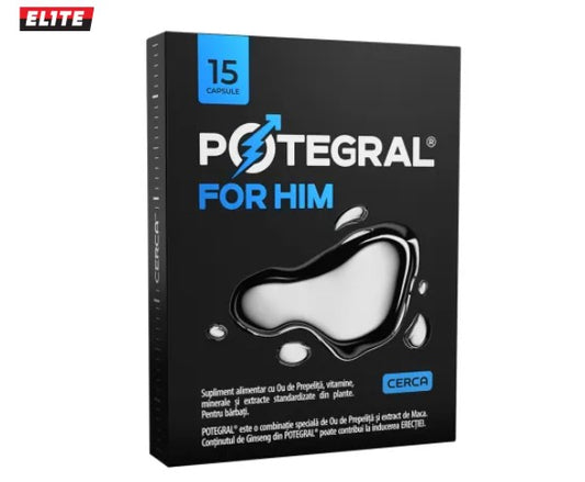 POTENGRAL FOR HIM – NATURAL VITALITY & MALE WELLNESS SUPPLEMENT, 15 CAPSULES